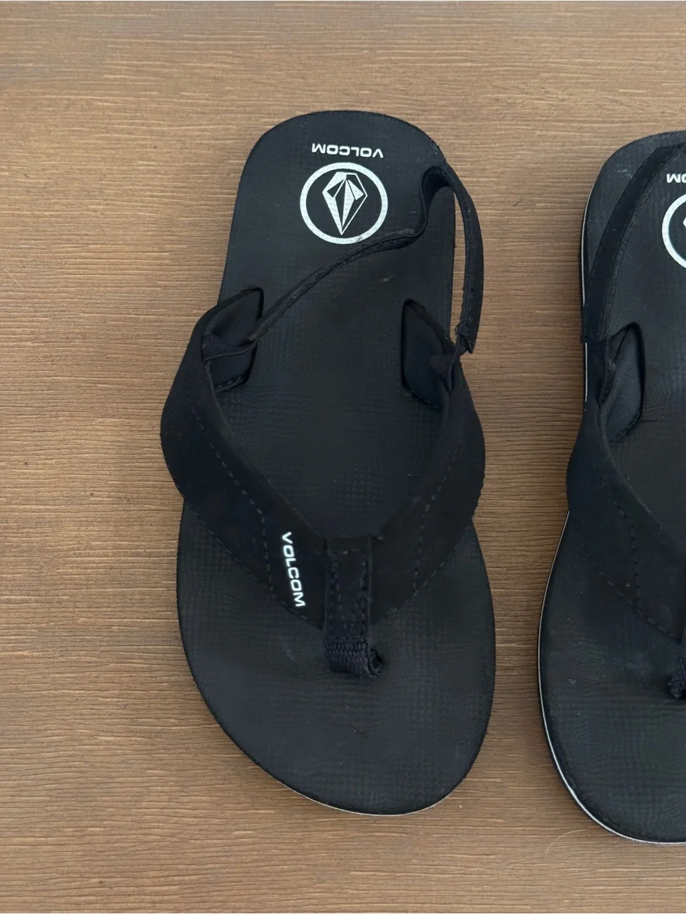 Volcom Black Kids Flip Flop Sandals